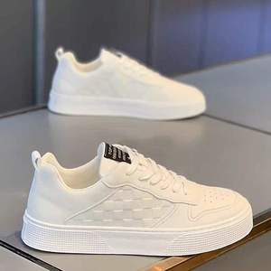 Zapatos Casuales Transpirables de Primavera/Verano para Hombre, con Parte Superior de Poliéster, Estilo Deportivo, Color Blanco - Product Image 3