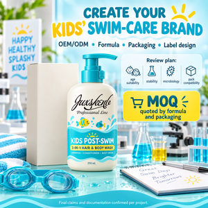 Champú, Acondicionador y Gel de Baño Vegano, Cruelty-Free, Hidratante <span class=keywords><strong>para</strong></span> Niños, 250 ml, Botella con Bomba <span class=keywords><strong>para</strong></span> Piscina y Guardería - Product Image 5