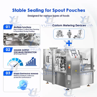 Machine d'emballage automatique YH pour sachets de liquides (chocolat, café) avec buse, 100-1000 ml, pour remplissage et scellage de sachets préformés de boissons