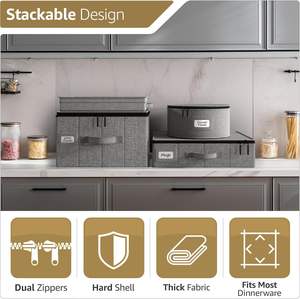 Conveniente scatola portaoggetti rettangolare pieghevole a 12 griglie portaoggetti in vetro per vino flauto - Product Image 5