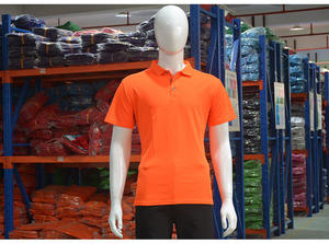 Vietnam Low Moq 50 PC Anti Shrink Men Golf Polo Shirt Logotipo personalizado de alta calidad Secado rápido Rojo Manga corta Transpirable Ropa para adultos - Product Image 5