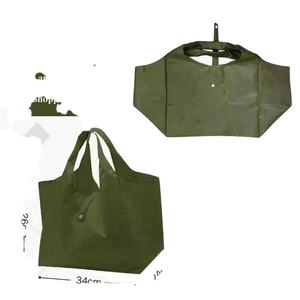 Bolsa de Compras Reutilizable Plegable de Gran Capacidad Personalizada de Poliéster con Logotipo Personalizado para Compras de Supermercado - Product Image 3