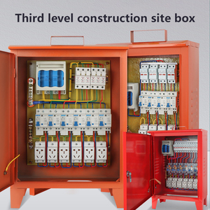 Cajas secundarias y terciarias in situ de 220V y 380V, caja de distribución temporal a prueba de lluvia para exteriores, caja de distribución de energía trifásica - Product Image 3