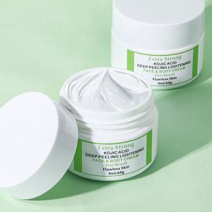 Etiqueta privada 60/100g personalizado Extra <span class=keywords><strong>fuerte</strong></span> Ácido Kójico 7 días aclaramiento blanqueamiento <span class=keywords><strong>Peeling</strong></span> crema facial corporal - Product Image 3