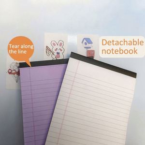 Bloc-notes photo A5, 4 styles, 50 feuilles/paquet, bloc-notes à couverture rigide, lignes horizontales, notes autocollantes, feuilles mobiles, couverture en papier durable - Product Image 5