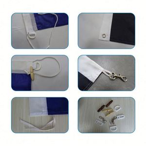 Banderas Publicitarias de Poliéster Duradero con Impresión de Logotipo Personalizado de Alta Calidad, Banderas con Forma y Tamaño Personalizados, Asta de Aluminio Promocional - Product Image 2