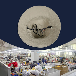 Nhanh Chóng Làm Khô Đồng Bằng Động Vật Thêu Logo Polyester Có Thể Gập Lại Túi Xô Hat Với Chuỗi - Product Image 5