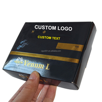 Étiquette autocollante pour emballage de 10 flacons BL-062, conception laser gratuite, personnalisation de l'emballage et des étiquettes pour 10 flacons