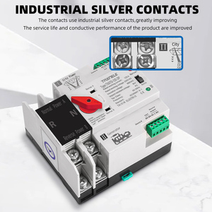 <span class=keywords><strong>Interruptor</strong></span> de Transferencia Automática de Doble Potencia para Riel Din, Selectores de 2P 3P 4P ATS, Generador de Energía Ininterrumpida Tipo PC de 63A 100A 125A - Product Image 4