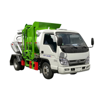 Camion de collecte des déchets alimentaires haute performance avec élévateur latéral pour une collecte efficace des déchets alimentaires