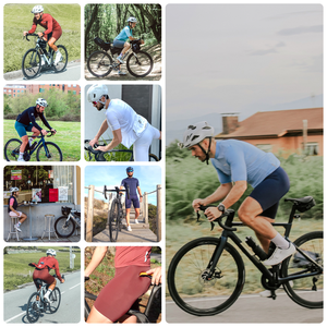 Cuissards de cyclisme pour hommes avec rembourrage en <span class=keywords><strong>mousse</strong></span> haute densité, respirants, ajustés pour le vélo, le cyclisme, le vélo - Product Image 6