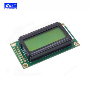 Mavi veya sarı yeşil ekranlı yüksek kontrast 8x2 karakter TN tipi LCD ekran modülü - Product Image 2