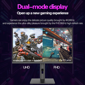 Moniteur de commutation double mode de type C de 27 pouces <span class=keywords><strong>4K</strong></span> 180HZ/1K <span class=keywords><strong>360HZ</strong></span> pour les sports électroniques de bureau et les jeux Écran d'affichage à taux de rafraîchissement élevé - Product Image 5