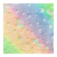 Impression offset double face flanelle lumineuse vêtements pour enfants tissu jouet