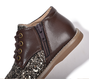 Bottines brillantes pour bébé fille, semelle souple et rigide, chaussures d'hiver pour tout-petits - Product Image 5