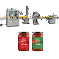 Machine de remplissage de pots de miel à 4 têtes, machine de remplissage et de bouchage automatique de haute précision pour huile médicale en verre numérique