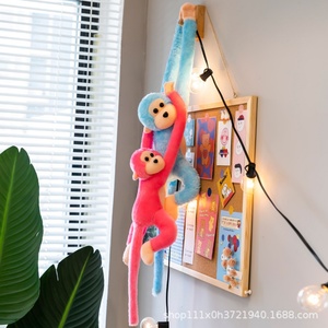 Muñecos de Peluche de Mono de Brazos Largos Coloridos al por Mayor, Sujetadores de Cortina, Juguetes de Peluche de Algodón PP de 31-50cm de Altura, Muñecos para Parachoques de Patinete Eléctrico - Product Image 1