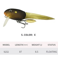 NOUVEAU Leurre Crankbait MAJOR 87mm 8.5g ABS, Appât Dur, 7 Couleurs, pour Achigan, Brochet, Perche