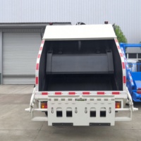 Camion compacteur de déchets Howo 7CBM, camion de collecte des déchets, prix d'usine
