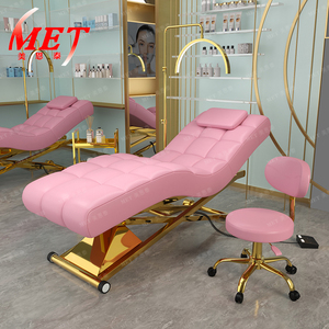 Modernes Luxus gebogenes Wimpern bett Elektrisches SPA-<span class=keywords><strong>Massage</strong></span> bett Benutzer definiertes Wimpern verlängerung sbett <span class=keywords><strong>Salon</strong></span> Beauty Bed - Product Image 6