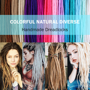 SR01 vente en gros, <span class=keywords><strong>Dreadlocks</strong></span> artificielles, bicolore, tricolore, 22 pouces - Product Image 6