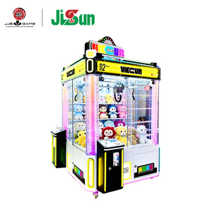 Máquina de grúa arcade con garra para 4 jugadores, operada con monedas, para regalos, máquina de muñecas para niños, juguete de metal y plástico, 1 año de garantía, inglés - Product Image 1
