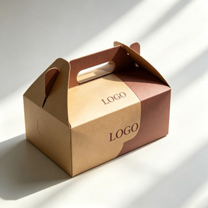 Caja de Papel Personalizada para Alimentos Infantiles, Caja Plegable para Papas Fritas, Caja para Hamburguesas de Pollo para Llevar con Logotipo Impreso - Product Image 2