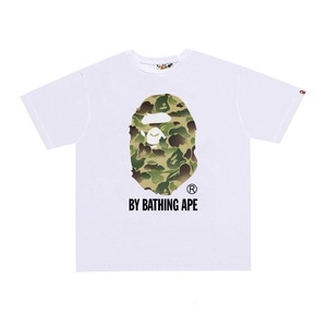 T-shirt d'été transfrontalier en coton pur 220 grammes, imprimé singe camouflage japonais, manches courtes, style décontracté intelligent et respirant - Product Image 2