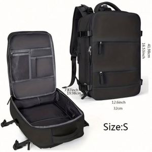 Fujian Multifunctional Custom Large Capacity Usb Charging Black <b>Backpack</b> Travel Storage Bag Durable Business <b>Computer</b> <b>Backpack</b> - Product Image 2