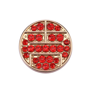 Colorido creativo DIY accesorio de Metal decoraciones para zapatos desmontable borde dorado serie de taladro de Metal hebilla flor decoración de zapatos - Product Image 6