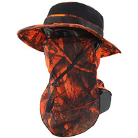 Chapeau de pêche unisexe respirant camouflage pour activités de plein air, alpinisme, camping, cyclisme