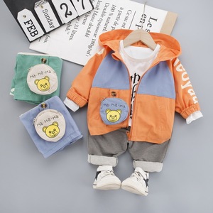 Venta al por Mayor de Conjuntos de Ropa para Niños, Estilo Nuevo, Sudadera con Capucha y Pantalones de Algodón en Colores Personalizados - Product Image 3