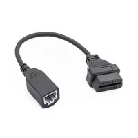 3pin Convert to OBD2 16pin Cable for Honda Car Scanner OBD Adapter OBDII 3 Pin to 16 Pin Connector with Male Connector