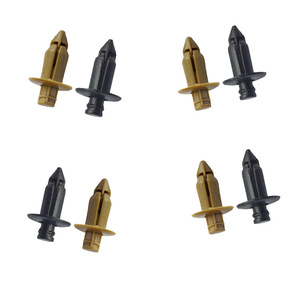 Rivets d'expansion en plastique à trou traversant P01 PA66 pour clips d'isolation acoustique de pare-chocs et de coffre de voiture - Product Image 1
