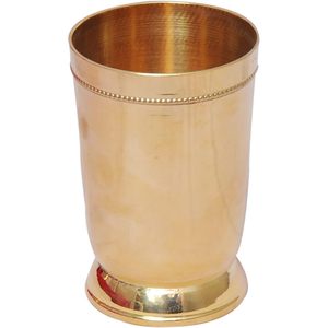 Ensemble de vaisselle en laiton indien traditionnel magnifiquement fabriqué à la main 16 pièces Thali assiette bols verres cuillère vaisselle cadeau - Product Image 4