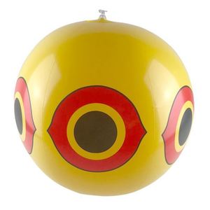 Bola <span class=keywords><strong>de</strong></span> <span class=keywords><strong>Playa</strong></span> Inflable <span class=keywords><strong>de</strong></span> PVC Sólido <span class=keywords><strong>de</strong></span> 40 cm, Bola Antipájaros, Repelente <span class=keywords><strong>de</strong></span> Aves para Granjas y Huertos - Product Image 1