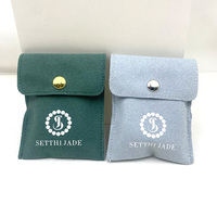 Pochette d'emballage en feutre velours style INS de haute qualité, matériau d'emballage pour cartes, enveloppe épaisse à fermeture pression, abordable