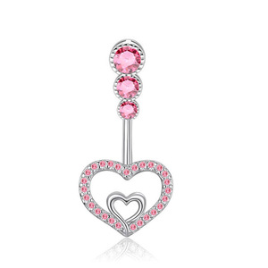 Gaby 316L Y2K Día <span class=keywords><strong>de</strong></span> San Valentín corazón Rosa <span class=keywords><strong>ombligo</strong></span> diseños <span class=keywords><strong>de</strong></span> tatuaje piercing inferior anillo <span class=keywords><strong>de</strong></span> uñas al por mayor piercing <span class=keywords><strong>de</strong></span> <span class=keywords><strong>ombligo</strong></span> - Product Image 4