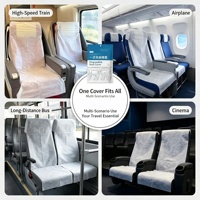 Housse de siège jetable en gros, coussin d'isolation portable pour voyage longue distance, protection hygiénique des sièges des transports publics