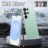 Téléphone portable Android 15 S26 Ultra de haute qualité 22 Go + 2 To, 5G mondial, Wi-Fi rapide, débloqué, double SIM, Smartphones S26 ULTRA pas chers