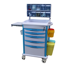 MT troli darurat medis keranjang darurat dengan laci Abs resusitasi troli untuk dijual peralatan medis untuk klinik - Product Image 1