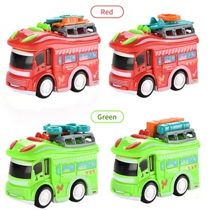 Mini mô phỏng hợp kim phim hoạt hình quán tính xe diecast Xe mô hình RV đồ chơi Die Cast xe cho trẻ em Quà tặng