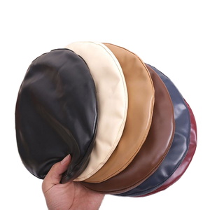 Béret en cuir PU imprimé avec des motifs pour femmes, printemps, été, plage, sport, cyclisme - Product Image 1