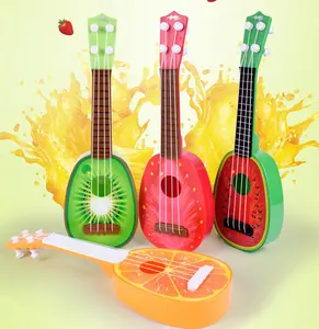 Children's Fruit Guitar Toy Musical Instrument Simulation Mini Ukulele Instrument Toy Can Play String