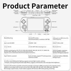 เครื่องเล่นเกม Anbernic RG40XX <span class=keywords><strong>H</strong></span> รุ่นปี 2024 ใหม่ล่าสุด หน้าจอ IPS ขนาด 4 นิ้ว แสดงผลเต็มจอ สามารถเชื่อมต่อกับทีวีและเครื่องเล่น<span class=keywords><strong>เกม</strong></span>อื่นๆ ได้ - Product Image 2