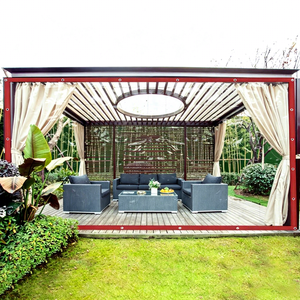 Lona Transparente 100% Poliéster Impermeable y Resistente al Viento <span class=keywords><strong>para</strong></span> Toldo de Patio, Cortina Enrollable de Tela Resistente <span class=keywords><strong>para</strong></span> Acampar al Aire Libre - Product Image 3