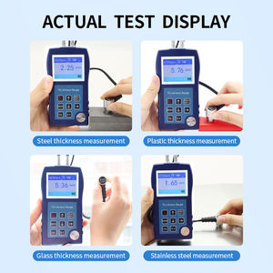 Jauge d'épaisseur de métal à ultrasons numérique DR85S Testeur de matériaux ABS portable à travers l'épaisseur du métal à ultrasons - Product Image 2