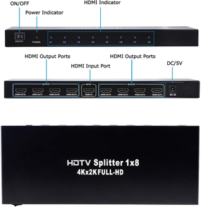 ตัวแยกสัญญาณ <span class=keywords><strong>HDMI</strong></span> <span class=keywords><strong>1X16</strong></span> 1X8ตัวขยายสัญญาณ8พอร์ต3D V1.4 1080P <span class=keywords><strong>HDMI</strong></span> สวิตช์รองรับ4K HDTV สำหรับ HDTV PS3 Xbox - Product Image 4