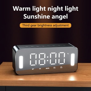 Đồng Hồ Báo Thức Kỹ Thuật Số LED Đồng Hồ Bảng Tùy Chỉnh Đồng Hồ FM Radio Thẻ TF Loa Đồng Hồ Báo Thức Kỹ Thuật Số - Product Image 5