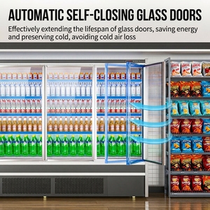 Réfrigérateur Commercial Muxue R22, Vitrine Réfrigérée <span class=keywords><strong>à</strong></span> <span class=keywords><strong>Rideau</strong></span> d'Air pour Fruits, Réfrigérateur de Présentation <span class=keywords><strong>à</strong></span> Refroidissement par Air - Product Image 2